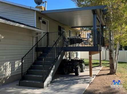 Custom Home Decks by Wicked Construction