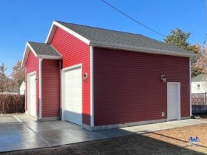 2 Custom Home Garage Building Services by Wicked Construction